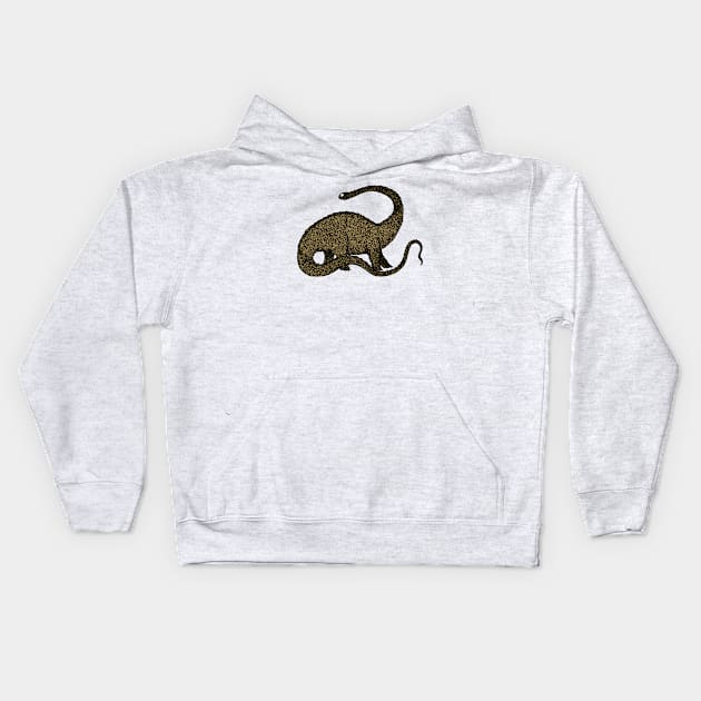 Diplodocus Kids Hoodie by djrbennett